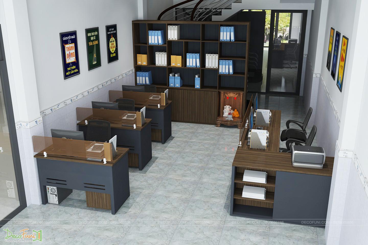 Mẫu thiết kế nội thất văn phòng hiện đại