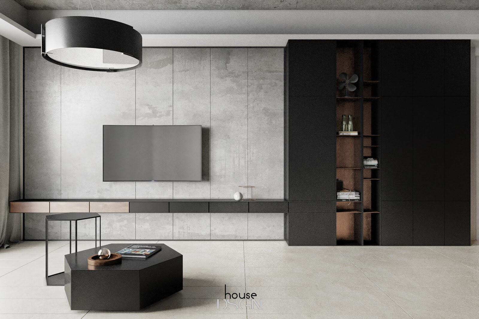 thiết kế phong cách tối giản trong nội thất